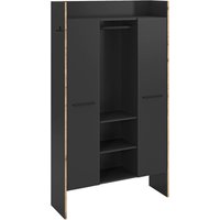 xonox.home Garderobenschrank Bueno Basalt Nox Oak Nachbildung B/H/T: ca. 105x189x37 cm