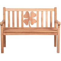 deVries deVries Gartenbank Woodie natur Teakholz B/H/T: ca. 120x89x60 cm