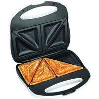 Elta Sandwichtoaster ST-101 weiß Edelstahl Kunststoff B/H/T: ca. 24x7x23 cm
