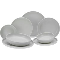 CreaTable CreaTable Tafelservice Uno weiß Steinzeug 8 tlg.