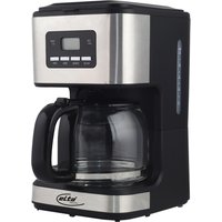 Elta Kaffeeautomat KM-900.15TS silber schwarz Metall Glas Kunststoff B/H/L: ca. 27x19x33 cm