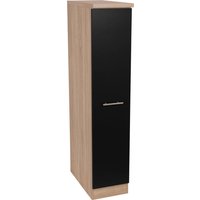Respekta Apothekerschrank Merle schwarz B/H/T: ca. 30x145x60 cm