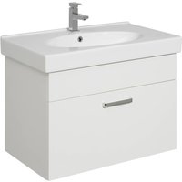 Pelipal Waschbeckenunterschrank Quickset 312 weiß glanz B/H/T: ca. 80x58,5x48 cm