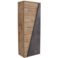 POCO Onlineshop DE Garderobenschrank Venedig Eiche Wotan Nachbildung Beton dunkel Optik B/H/T: ca. 70x196x36 cm