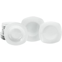 CreaTable CreaTable Tafelservice Amelie weiß Porzellan 18 tlg.