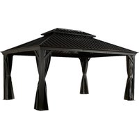 Sojag Sojag Pavillon Messina anthrazit Metall B/H/L: ca. 483x307x363 cm