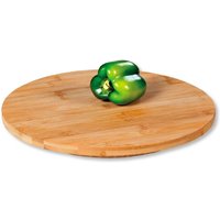 Kesper Kesper Dreh und Servierplatte natur Bambus H/L: ca. 35x3 cm