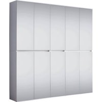 Trendteam Garderobenschrank Mirror weiß B/H/T: ca. 185x191x34 cm