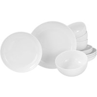 CreaTable CreaTable Teller-Set Allround Weiss weiß Porzellan