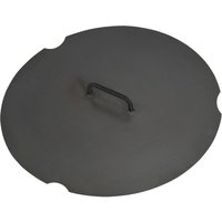CookKing CookKing Deckel für Feuerschale schwarz Stahl B/T: ca. 82x82 cm