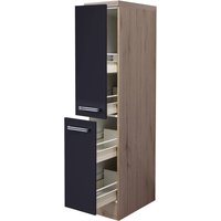 Flex-Well Apothekerschrank Elva anthrazit B/H/T: ca. 30x162x60 cm