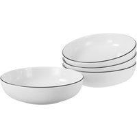 CreaTable CreaTable Schüssel-Set Allround Black Line schwarz Porzellan