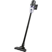 CLEANmaxx Akku-Hand-&-Bodenstaubsauger grau lila B/H/L: ca. 17,5x24,5x36 cm