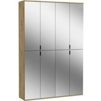 xonox.home Garderobe PROJEKT Eiche Artisan Nachbildung Spiegel B/H/T: ca. 122x193x34 cm