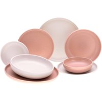 CreaTable CreaTable Tafelservice Uno Rusty rosé Steinzeug 8 tlg.