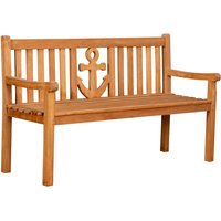 deVries deVries Gartenbank Woodie natur Teakholz B/H/T: ca. 150x89x60 cm