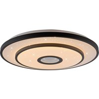 Just Light LED-Deckenleuchte Turanus schwarz H/D: ca. 7,5x50 cm
