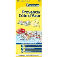 Michelin Provence - Cote d'Azur: Straßen- und Tourismuskarte