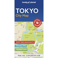 Lonely Planet Tokyo City Map 2