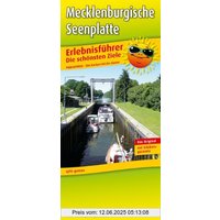 Erlebnisführer Mecklenburgische Seenplatte: Freizeitkarte mit Informationen zu Freizeiteinrichtungen auf der Kartenrückseite, GPS-genau. 1:180000.