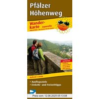Pfälzer Höhenweg: Wanderkarte mit Ausflugszielen, Einkehr- & Freizeittipps, wetterfest, reißfest, abwischbar, GPS-genau. 1:25000