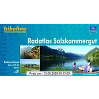 Bikeline Radtourenbuch, Radatlas Salzkammergut: Zwischen Salzburg, Oberösterreich und Steiermark. Radtourenbuch und Karte 1 : 75.000