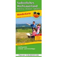 Wanderkarte Südöstliches Hochsauerland, Winterberg - Medebach - Hallenberg: Mit Ausflugszielen, Einkehr- & Freizeittipps, reissfest, wetterfest, ... reissfest, abwischbar, GPS-genau. 1:25000