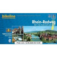 Bikeline Radtourenbuch, Rhein-Radweg Teil 1: Von Andermatt nach Basel, wetterfest/reißfest