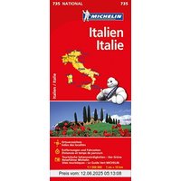 Michelin Italien: Straßen- und Tourismuskarte (Michelin Nationalkarte)