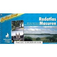 Bikeline Radtourenbuch, Radatlas Masuren: Mit dem Rad durch das Polnische Seenland. Radtourenbuch und Karte 1 : 75 000