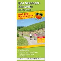 Rad- und Wanderkarte Bad Neuenahr-Ahrweiler und das Ahrtal: Mit Ausflugszielen, Einkehr- & Freizeittipps und Stadtplan, wetterfest, reissfest, ... reissfest, abwischbar, GPS-genau. 1:25000