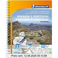 Michelin Straßenatlas Spanien & Portugal mit Spiralbindung (MICHELIN Atlanten)