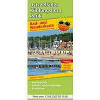 Rad- und Wanderkarte Ostseebäder Kühlungsborn-Rerik: Mit Ausflugszielen, Einkehr- & Freizeittipps und Stadtplänen, wetterfest, reißfest, abwischbar, GPS-genau. 1:30000