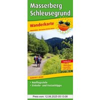 Wanderkarte Masserberg: Mit Ausflugszielen, Einkehr- & Freizeittipps, wetterfest, reißfest, abwischbar, GPS-genau. 1:25000