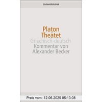 Theätet: Zweisprachig (suhrkamp studienbibliothek)