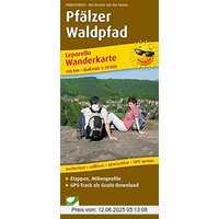 Pfälzer Waldpfad: Leporello Wanderkarte mit Ausflugszielen, Einkehr- & Freizeittipps, wetterfest, reißfest, abwischbar, GPS-genau. 1:25000 (Leporello Wanderkarte / LEP-WK)