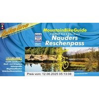 Bikeline MountainBikeGuide Nauders Reschenpass. 3 Länder Rad & Bike Arena. 1:35.000, wetterfest/reißfest