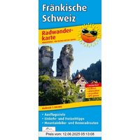 Radwanderkarte Fränkische Schweiz: mit Ausflugszielen, Einkehr- & Freizeittipps, reissfest, abwischbar, GPS-genau. 1:100000