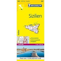 Michelin Sizilien: Straßen- und Tourismuskarte 1:200.000 (MICHELIN Localkarten, Band 365)