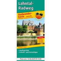 Radwanderkarte Lahntal-Radweg: Mit Ausflugszielen, Einkehr- und Freizeittipps, reissfest, wetterfest, GPS-genau. 1:50000