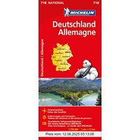 Michelin Deutschland: Straßen- und Tourismuskarte (Michelin Nationalkarte)