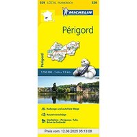 Michelin Perigord: Straßen- und Tourismuskarte 1:150.000 (MICHELIN Localkarten)
