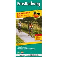 Radwanderkarte EmsRadweg: Mit Ausflugszielen, Einkehr- & Freizeittipps, wetterfest, reißfest, abwischbar, GPS-genau. 1:50000: Radwanderkarte ... wetterfest, reissfest, abwischbar, GPS-genau