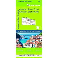Michelin Asturias, Costa Verde: Straßen- und Tourismuskarte 1:500.000 (MICHELIN Zoomkarten)