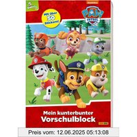 PAW Patrol: Mein kunterbunter Vorschulblock: mit über 50 Stickern!