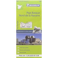 PIRENEOS ATLANTICOS 11144 CARTE ZOOM MICHELIN KAART