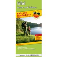 Rad- und Wanderkarte Eifel - Maare und Vulkane: Mit Ausflugszielen, Einkehr- & Freizeittipps, wetterfest, reissfest, abwischbar, GPS-genau. 1:50000