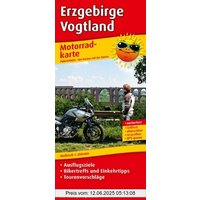 Motorradkarte Erzgebirge - Vogtland: Mit Ausflugszielen, Einkehr- & Freizeittipps und Tourenvorschlägen, wetterfest, reissfest, abwischbar, GPS-genau. ... reissfest, abwischbar, recycelbar, GPS-genau