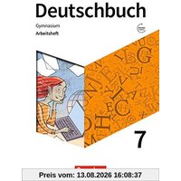 Deutschbuch Gymnasium - Zu den Ausgaben Allgemeine Ausgabe, Niedersachsen - Neue Ausgabe: 7. Schuljahr - Arbeitsheft mit Lösungen