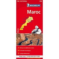 Michelin Marokko: Straßen- und Tourismuskarte Frankreich 1:1.000.000 (Michelin Nationalkarte)